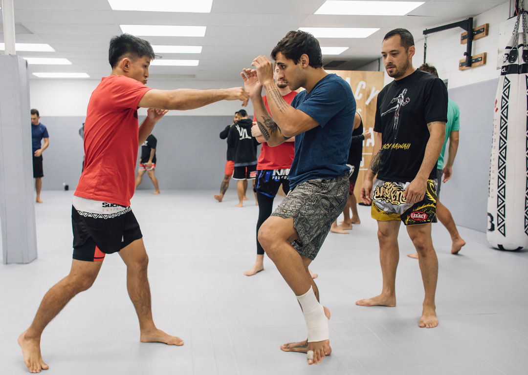 Muay Thai class at Technics
